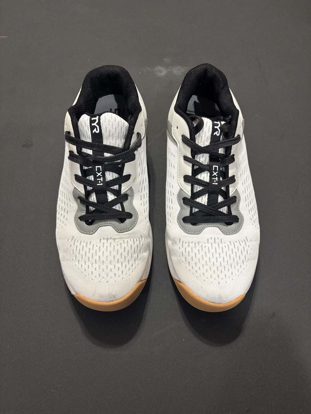 TYR CXT-1 White Black Gum Cross Training Shoes